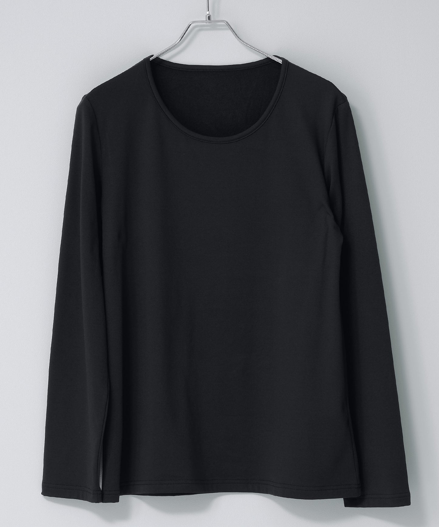 SUI-1998 通常丈 Tシャツ カットソー 長袖 裏起毛 Uネック F459-460