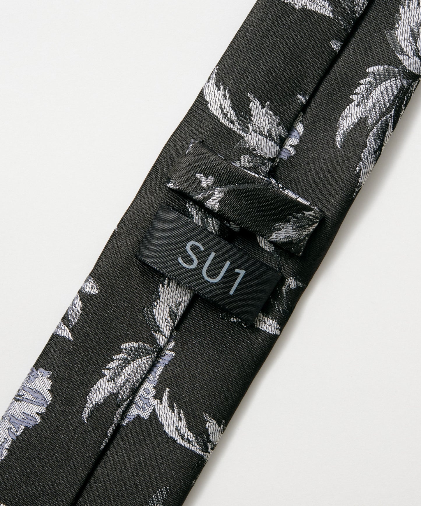 SUI-1998 ネクタイ 6cm ブラック 花柄 ボタニカル 華やか メンズ ネクタイ kkne3