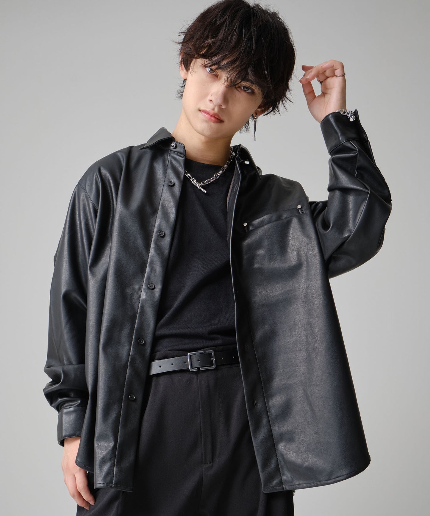 SUI-1998 通常丈 Tシャツ カットソー 長袖 トレーナーT 薄手 メンズ F5600-5605