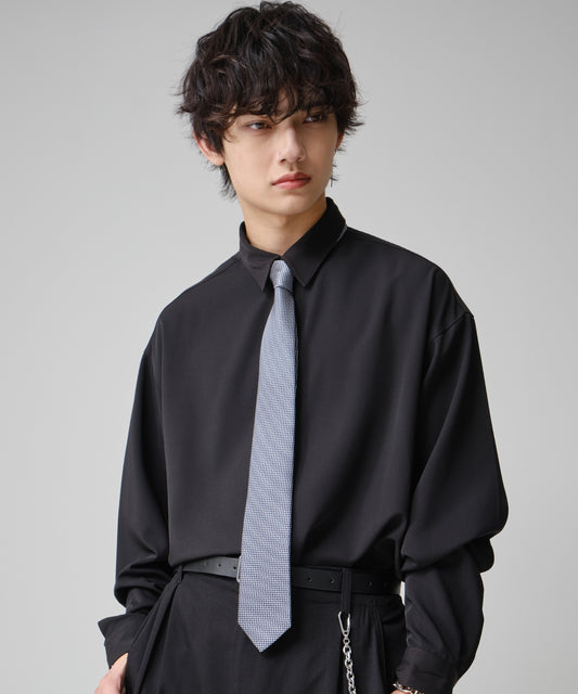 SUI-1998 ネクタイ 7cm グレー シルバー メンズ  ネクタイ ne228