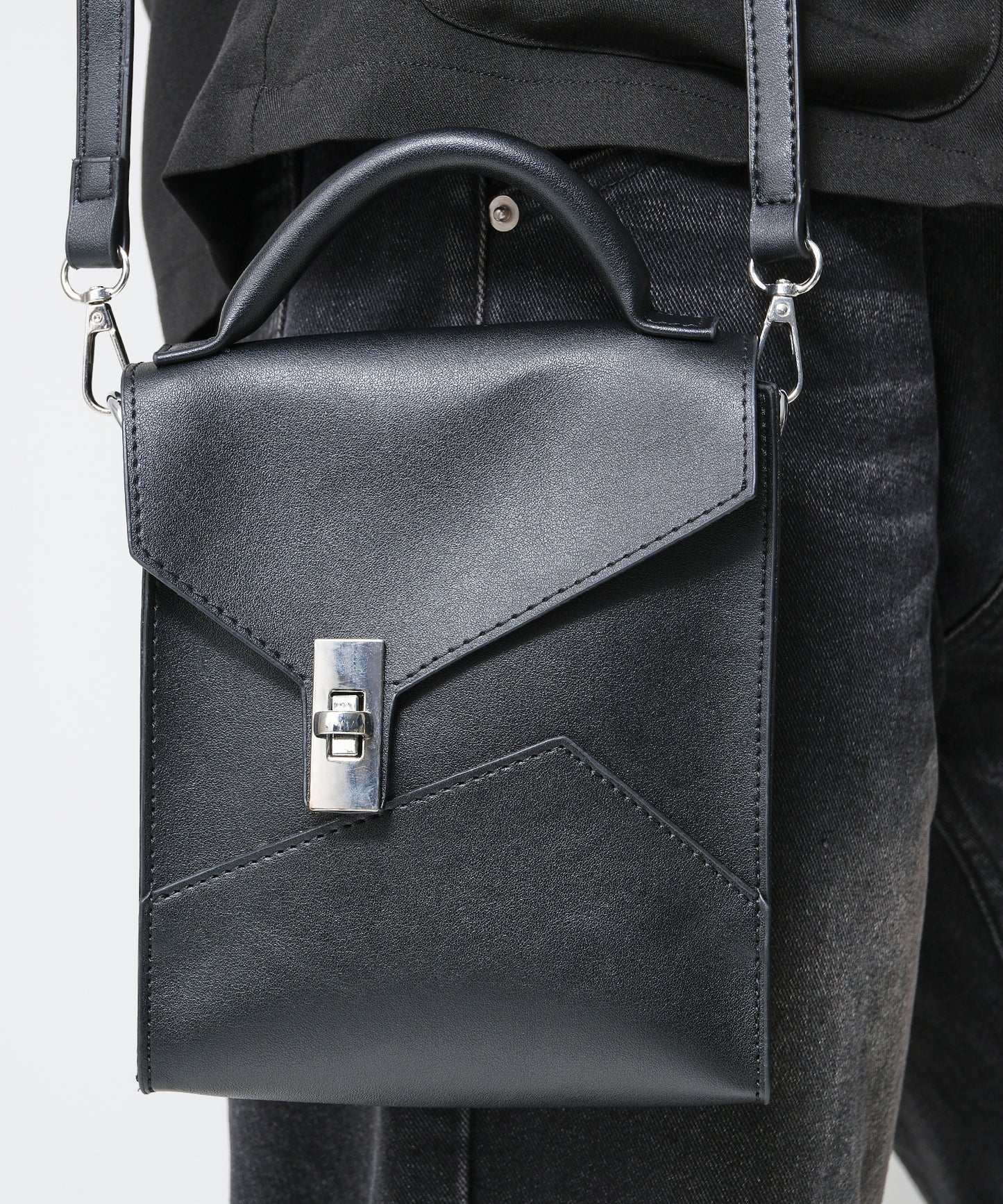 SUI-1998 2WAY ショルダーバッグ ハンドバック シンプル 鞄 メンズ chbag5