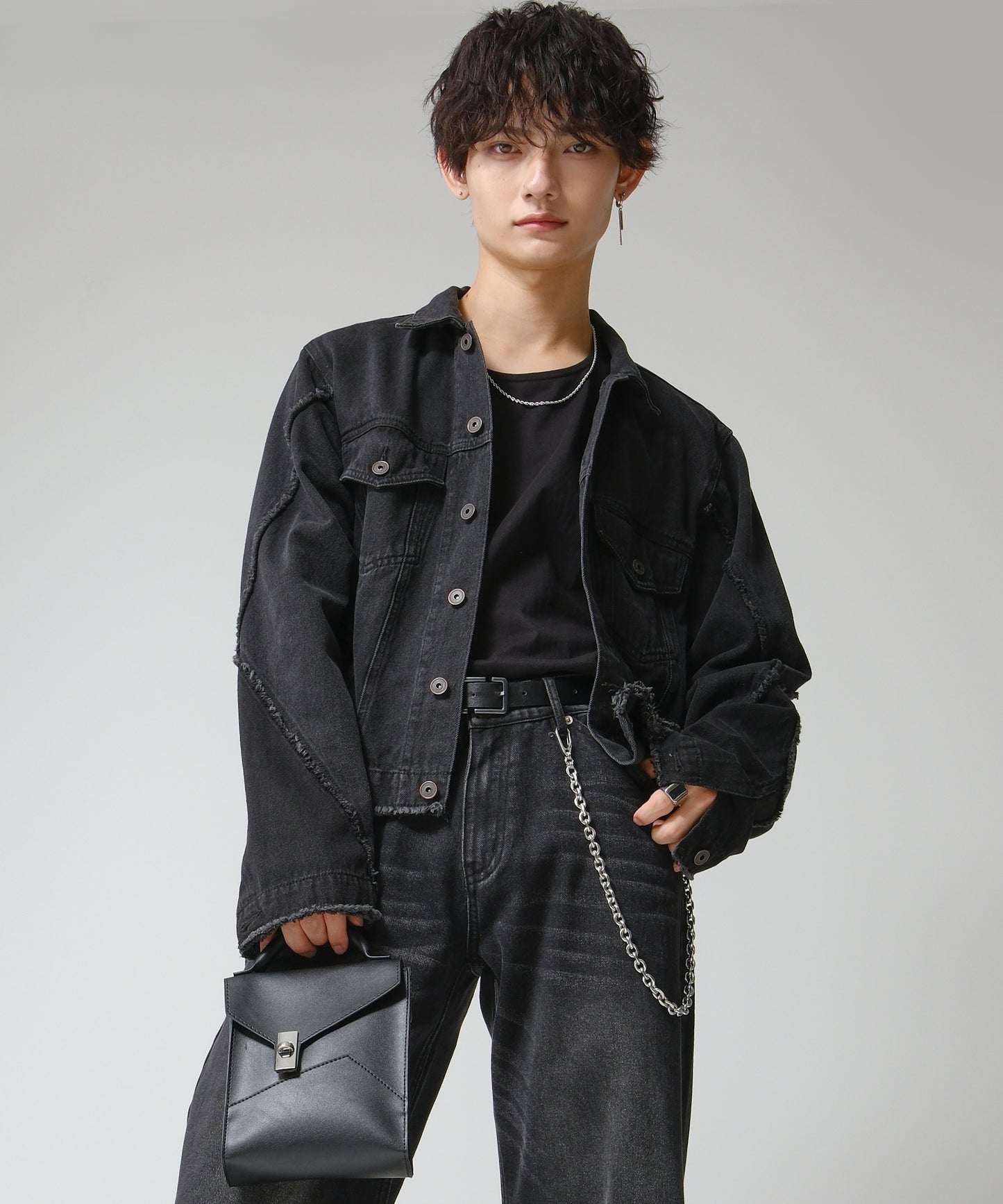 SUI-1998 2WAY ショルダーバッグ ハンドバック シンプル 鞄 メンズ chbag5