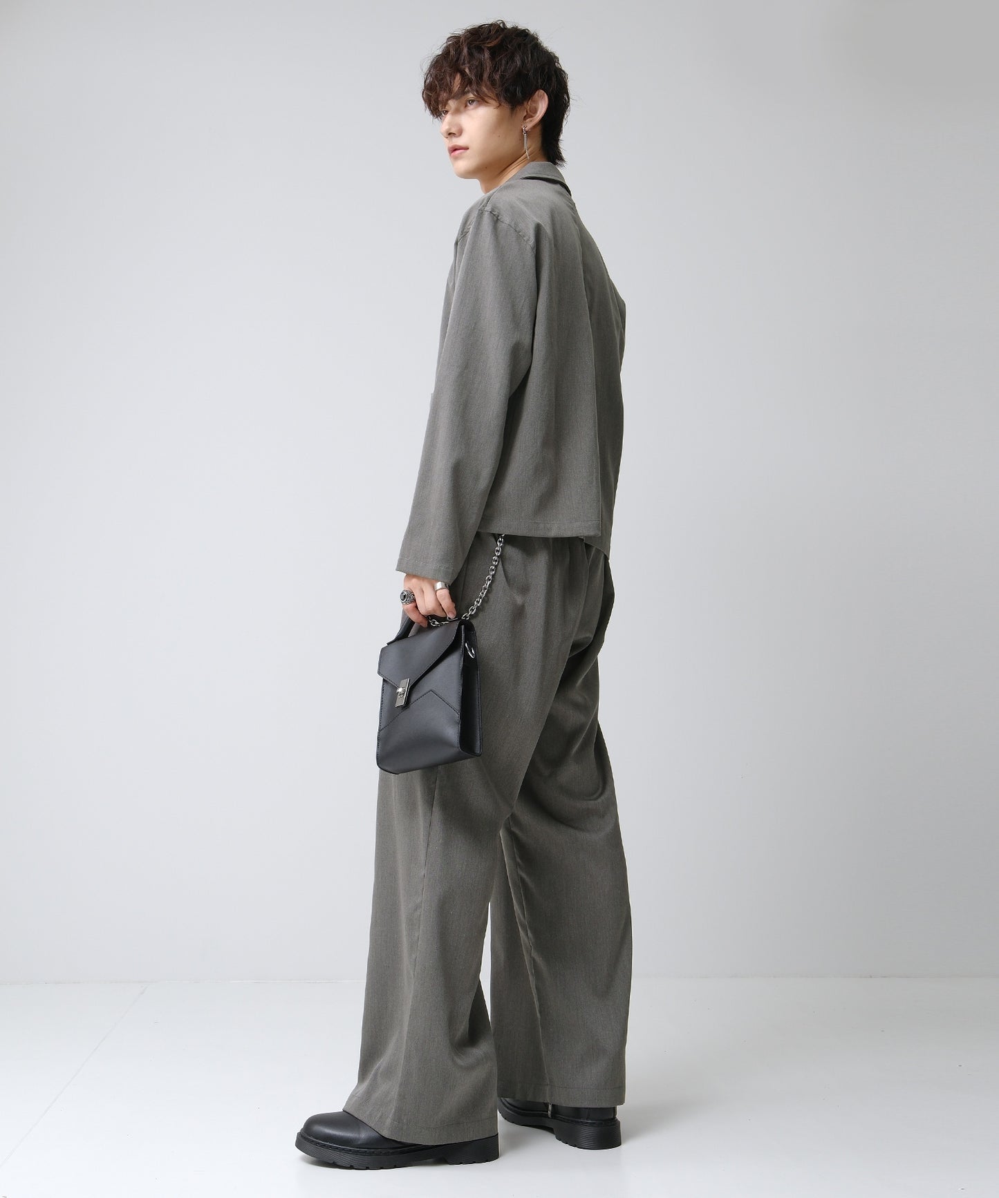 SUI-1998 2WAY ショルダーバッグ ハンドバック シンプル 鞄 メンズ chbag5