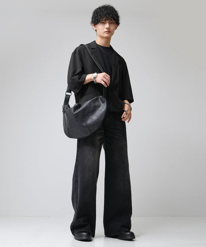 SUI-1998 ショルダーバッグ シンプル フェイクレザー 鞄 メンズ chbag6