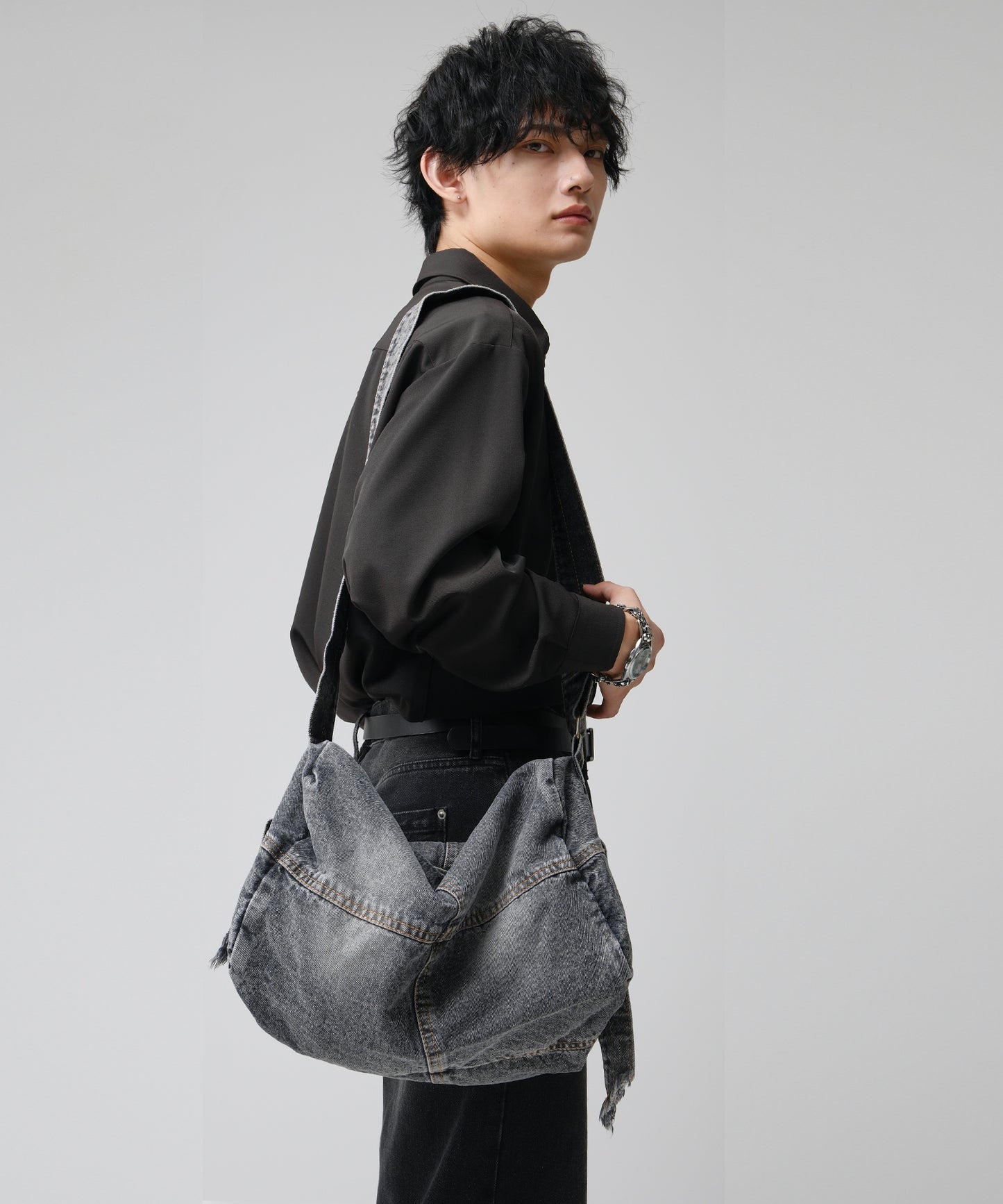 SUI-1998 ショルダーバッグ デニム 鞄 メンズ chbag7