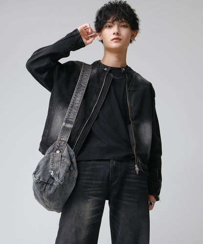 SUI-1998 ショルダーバッグ デニム 鞄 メンズ chbag7