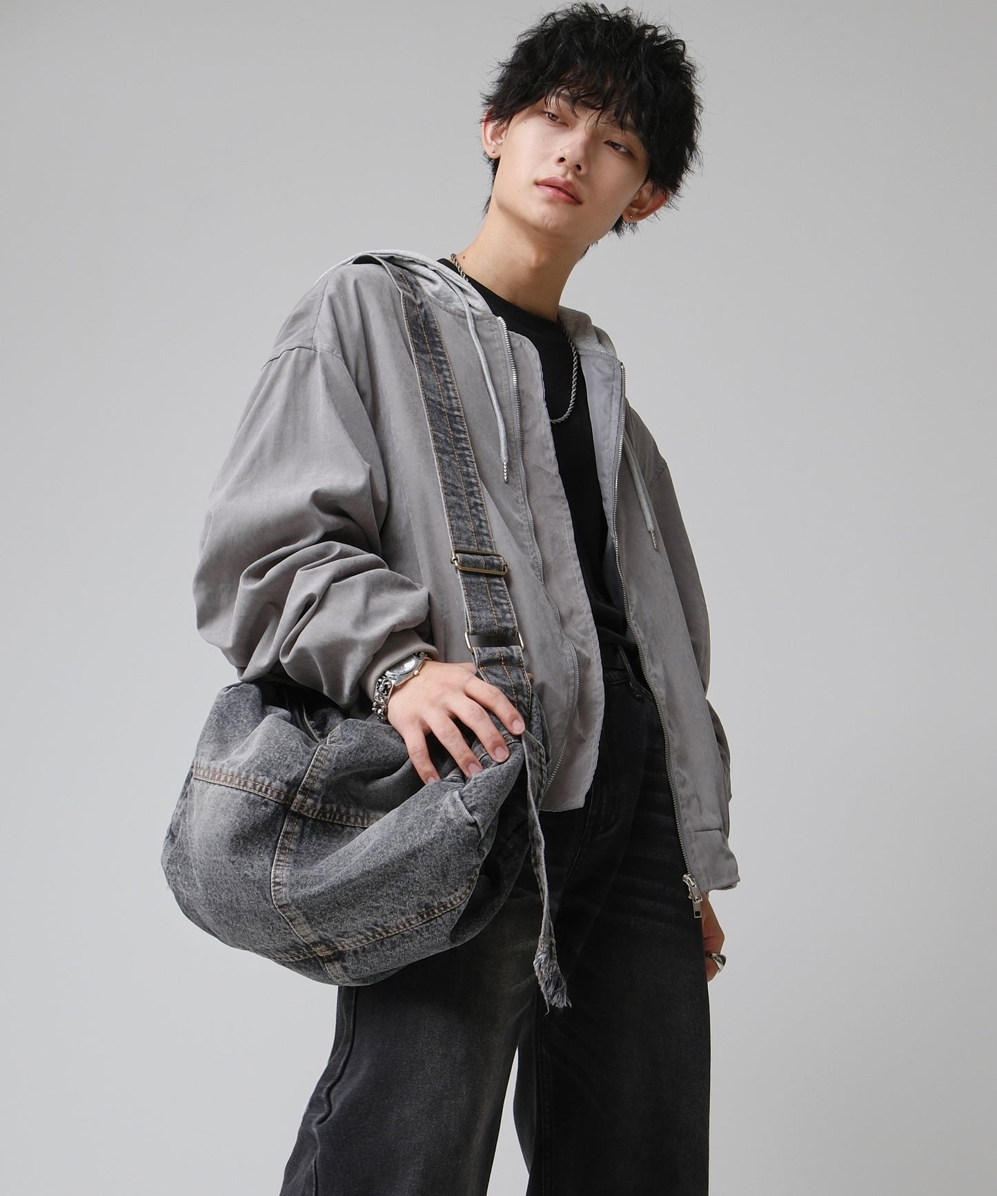 SUI-1998 ショルダーバッグ デニム 鞄 メンズ chbag7