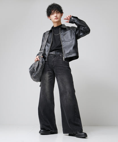 SUI-1998 ショルダーバッグ デニム 鞄 メンズ chbag7