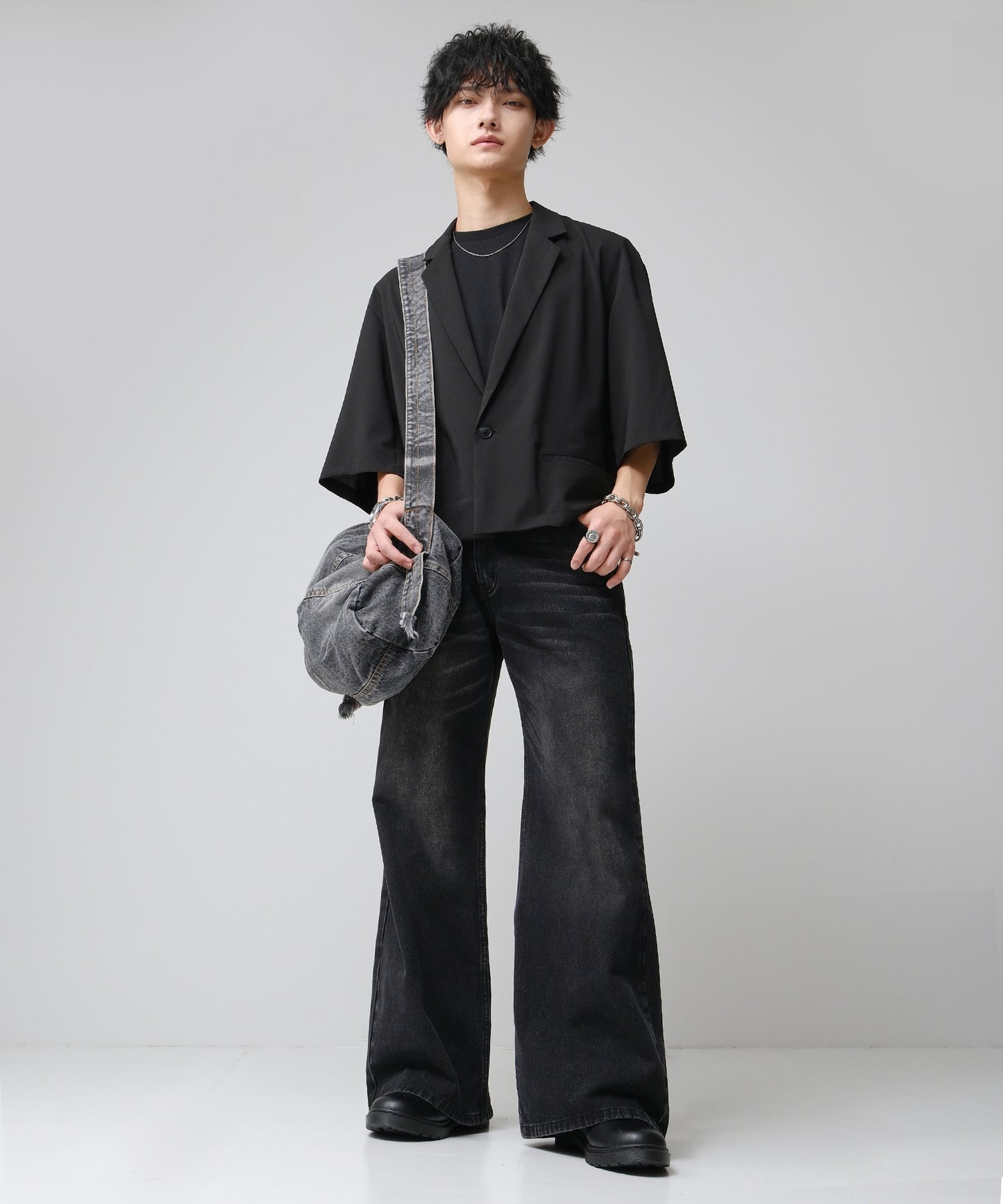 SUI-1998 ショルダーバッグ デニム 鞄 メンズ chbag7