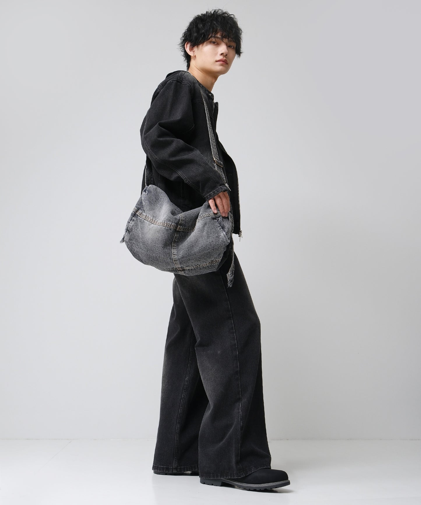 SUI-1998 ショルダーバッグ デニム 鞄 メンズ chbag7