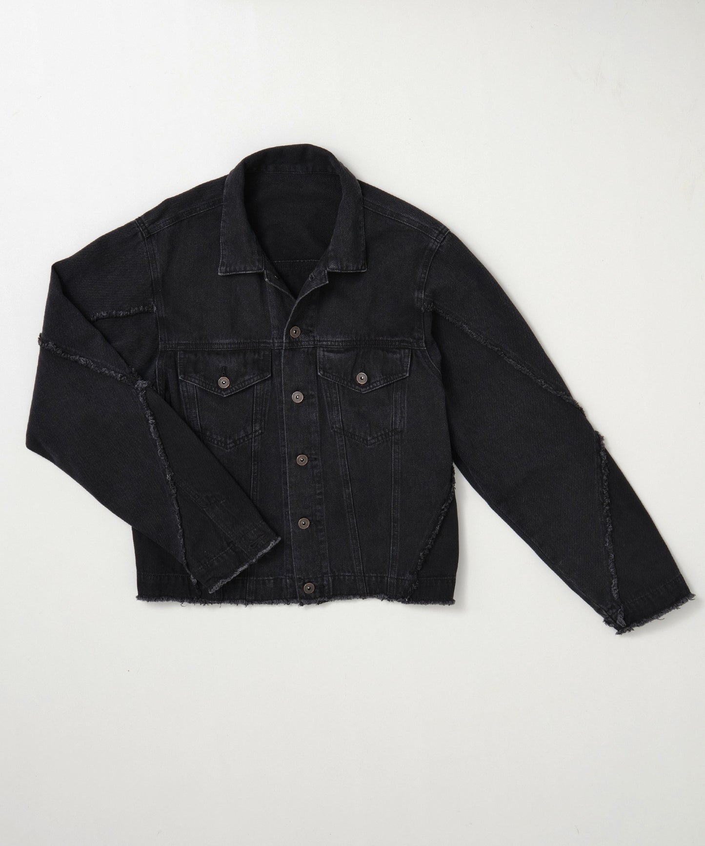 SUI-1998 通常丈 デニムジャケット ダメージ加工 メンズ F1005ｰF1006