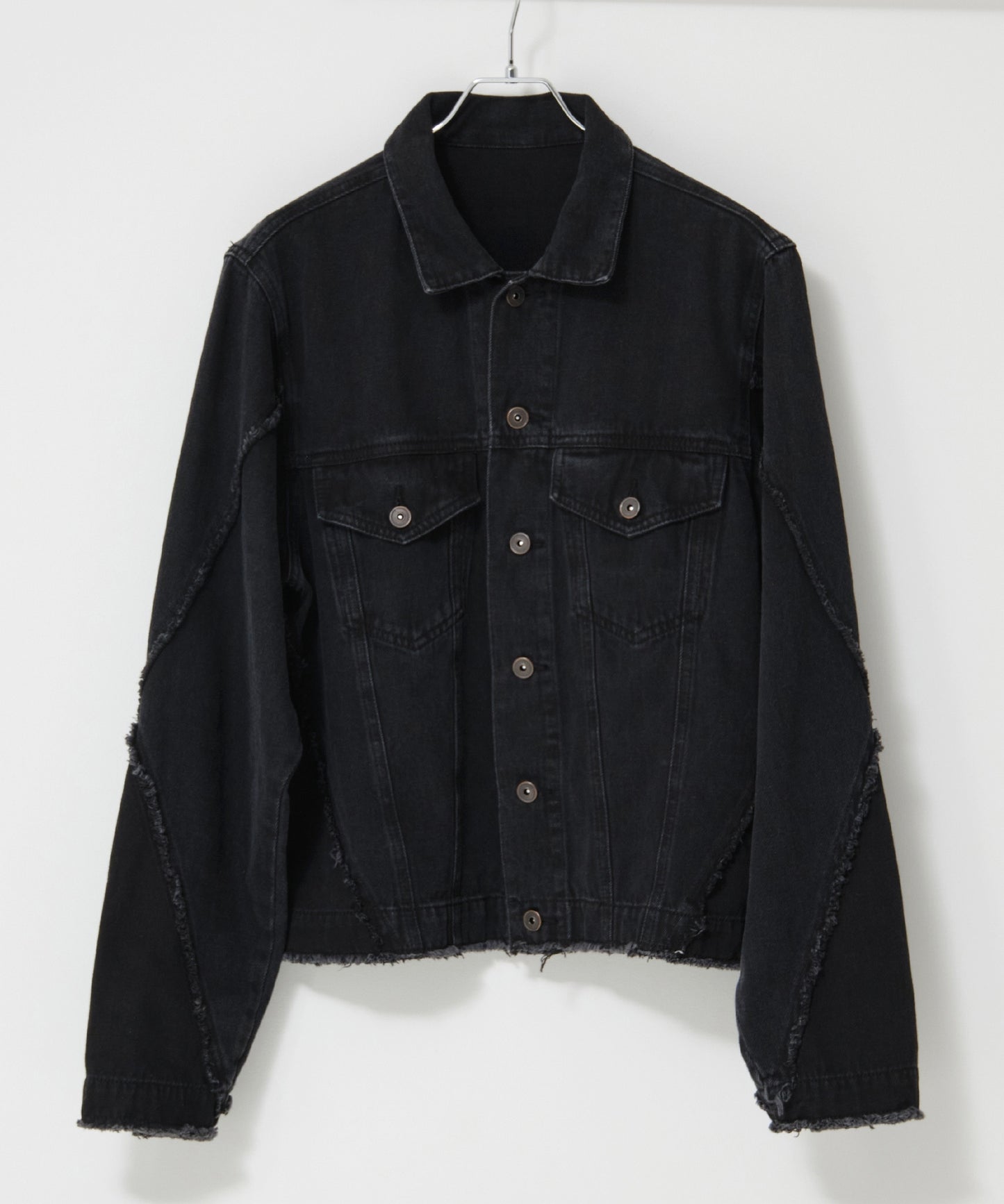 SUI-1998 通常丈 デニムジャケット ダメージ加工 メンズ F1005ｰF1006
