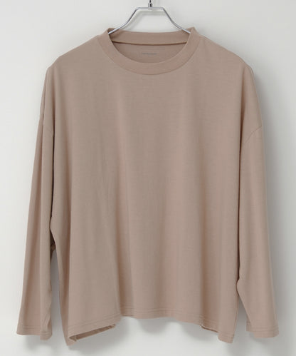 SUI-1998 短丈 薄手 九分袖 クルーネック ビッグシルエット ショート丈 メンズ F1460-1463