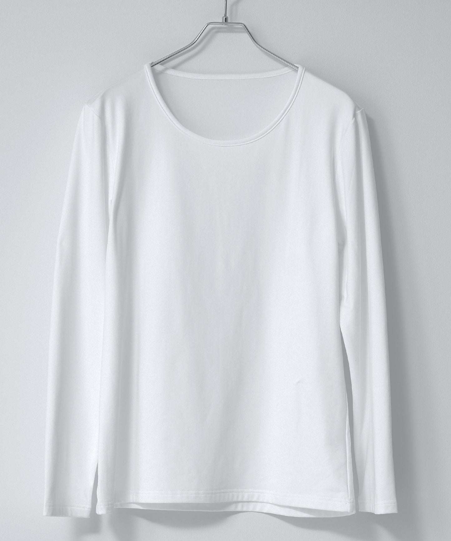 SUI-1998 通常丈 Tシャツ カットソー 長袖 裏起毛 Uネック F459-460