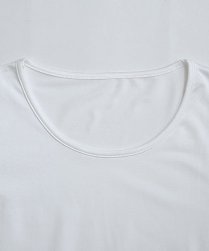 SUI-1998 通常丈 Tシャツ カットソー 長袖 裏起毛 Uネック F459-460