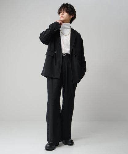 SUI-1998 通常丈 Tシャツ カットソー 長袖 裏起毛 ハイネック F461-462