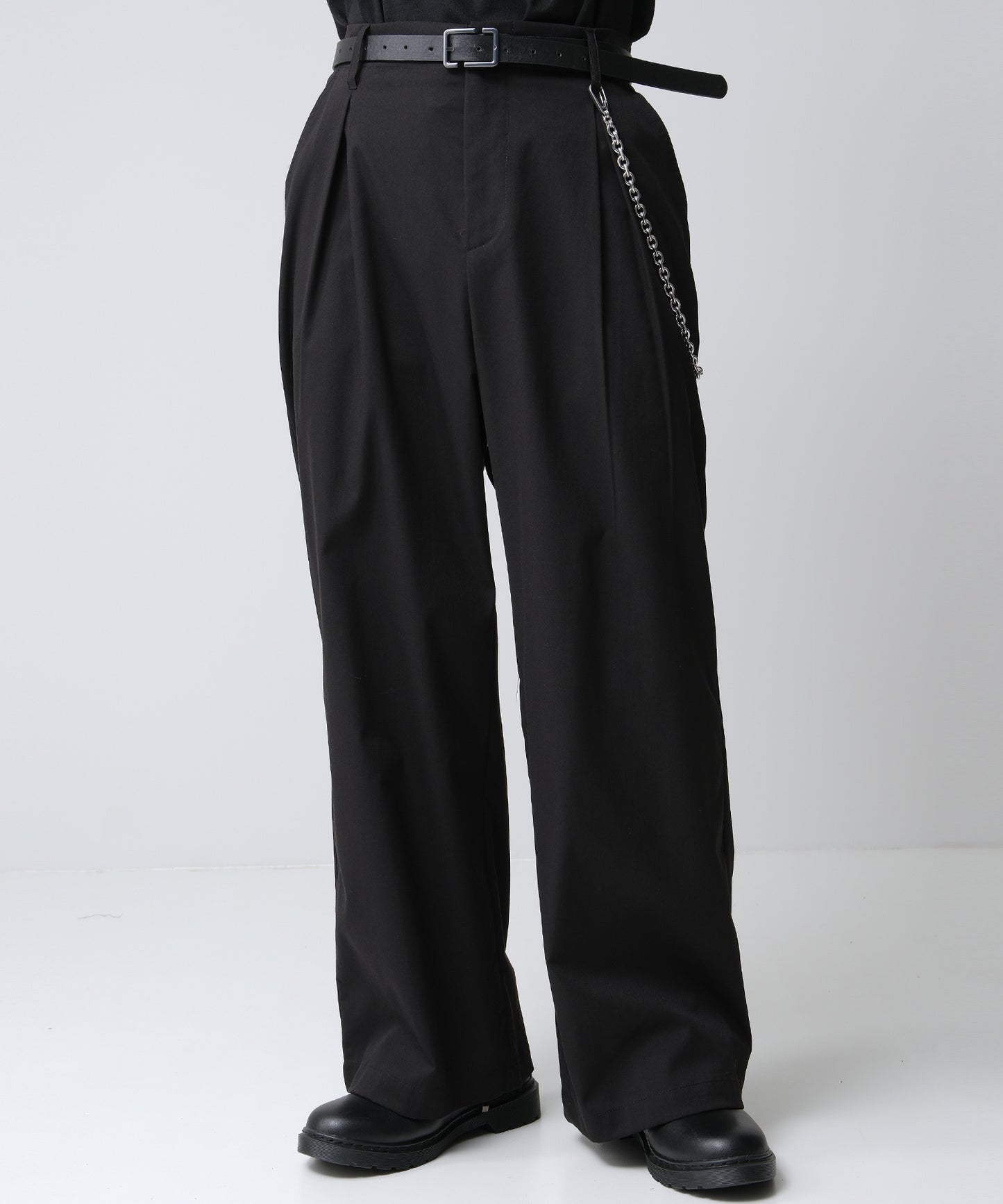 SUI-1998 スラックス ワイドパンツ 薄手 F485-487