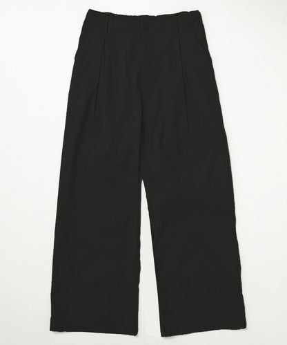 SUI-1998 ワイドパンツ 厚手 スーパーストレッチ ワイドサイズ テーパード F495