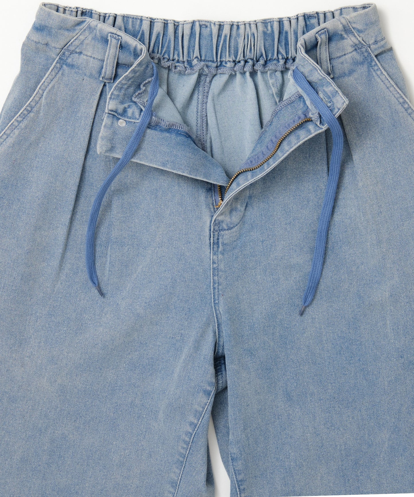 SUI-1998 デニムパンツ ワイドサイズ テーパード F496-498