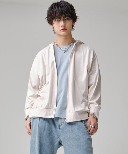 SUI-1998 通常丈 パーカー 長袖 ジップアップパーカー F5100-F5107