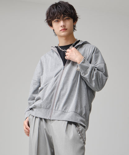 SUI-1998 通常丈 パーカー 長袖 ジップアップパーカー F5100-F5107