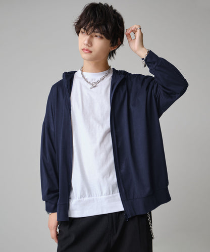 SUI-1998 通常丈 パーカー 長袖 ジップアップパーカー F5100-F5107