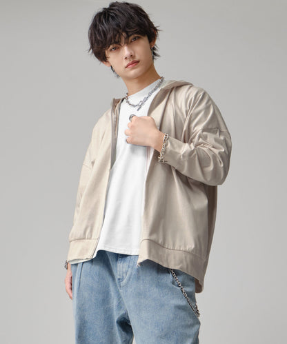 SUI-1998 通常丈 パーカー 長袖 ジップアップパーカー F5100-F5107