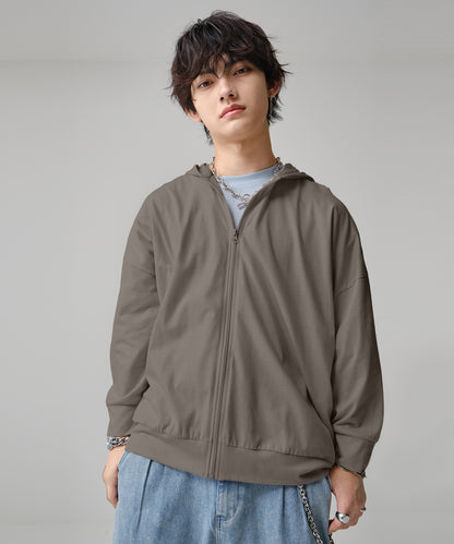 SUI-1998 通常丈 パーカー 長袖 ジップアップパーカー F5100-F5107