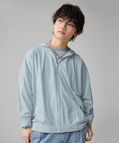 SUI-1998 通常丈 パーカー 長袖 ジップアップパーカー F5100-F5107