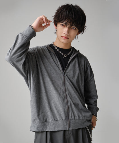 SUI-1998 通常丈 パーカー 長袖 ジップアップパーカー F5100-F5107