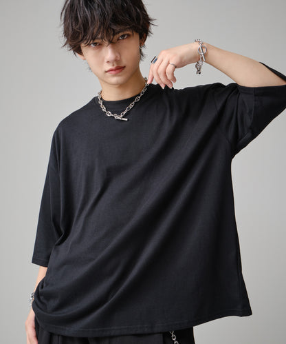 SUI-1998 通常丈 Tシャツ カットソー 七分袖 ビッグシルエット F5530