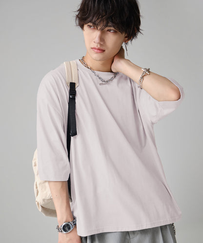 SUI-1998 通常丈 Tシャツ カットソー 七分袖 ビッグシルエット F5530