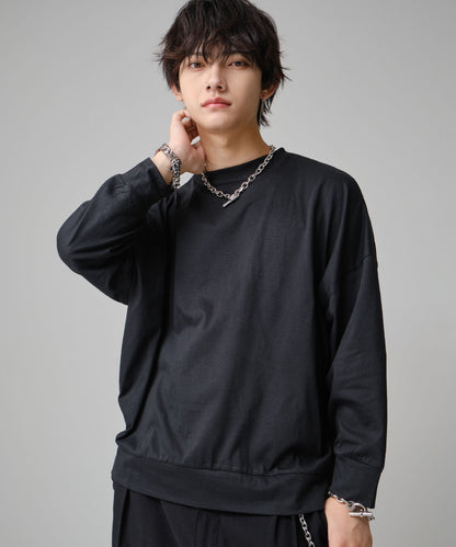 SUI-1998 通常丈 Tシャツ カットソー 長袖 トレーナーT 薄手 メンズ F5600-5605