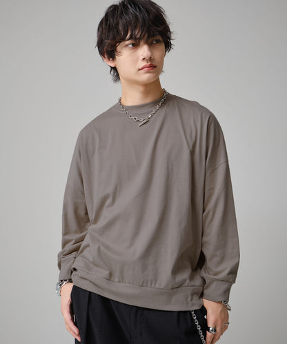 SUI-1998 通常丈 Tシャツ カットソー 長袖 トレーナーT 薄手 メンズ F5600-5605