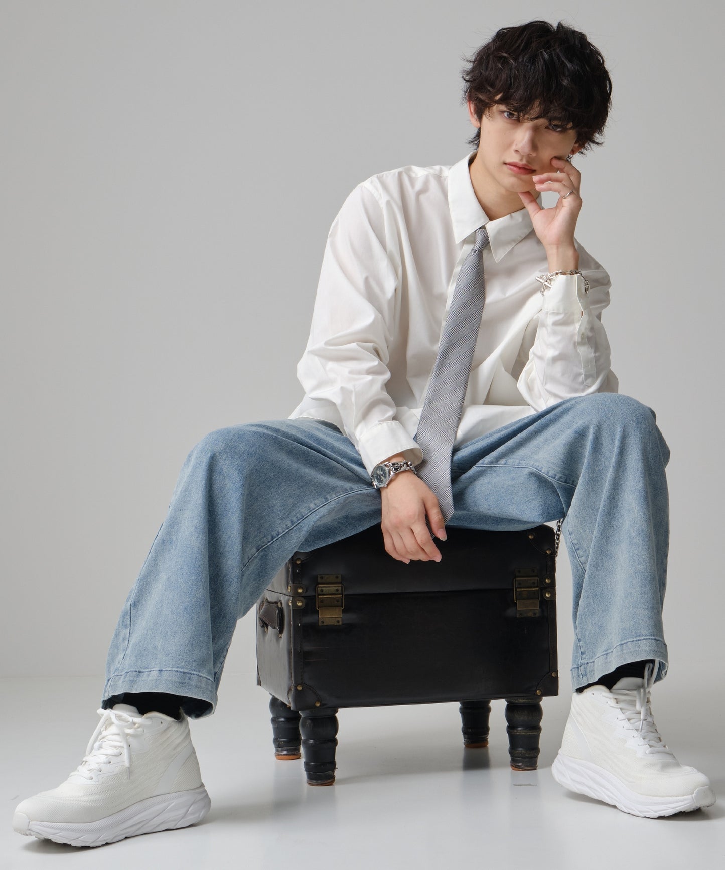 SUI-1998 身長 ９cm UP シークレットシューズ スニーカー 身長アップ 軽量 靴 メンズ j-kutu40-41