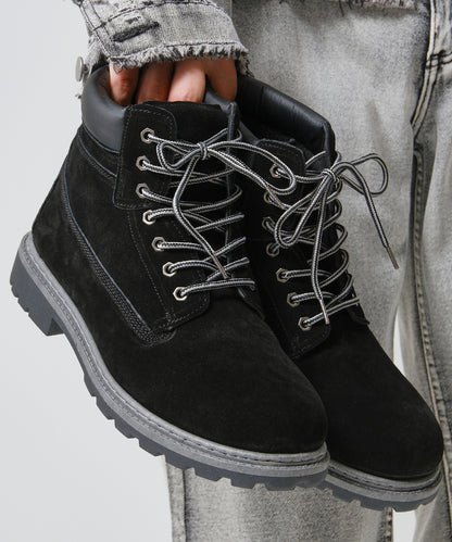 SUI-1998 身長 ７cm UP シークレットシューズ 本革 スエード ワークブーツ 靴 メンズ j-kutu50-51