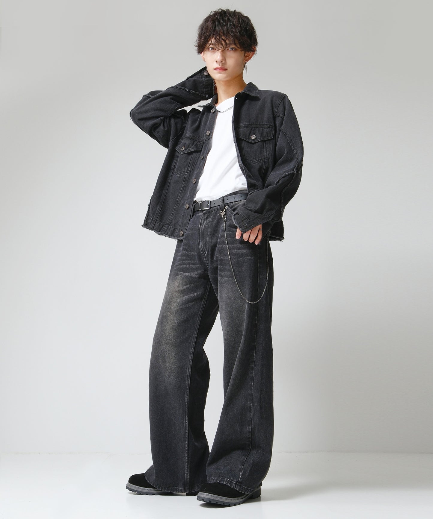 SUI-1998 身長 ７cm UP シークレットシューズ 本革 スエード ワークブーツ 靴 メンズ j-kutu50-51