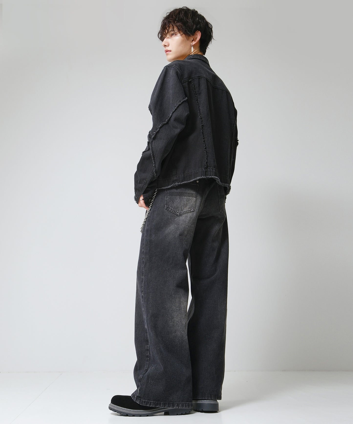 SUI-1998 身長 ７cm UP シークレットシューズ 本革 スエード ワークブーツ 靴 メンズ j-kutu50-51