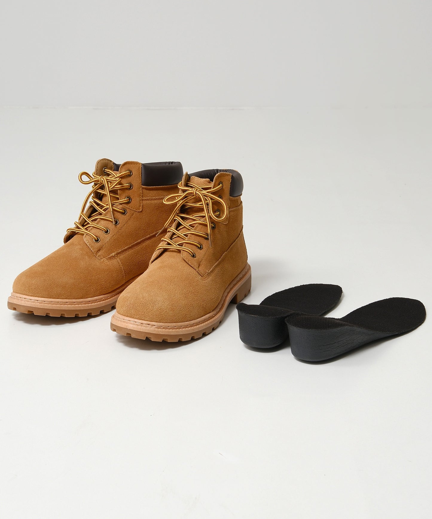 SUI-1998 身長 ７cm UP シークレットシューズ 本革 スエード ワークブーツ 靴 メンズ j-kutu50-51