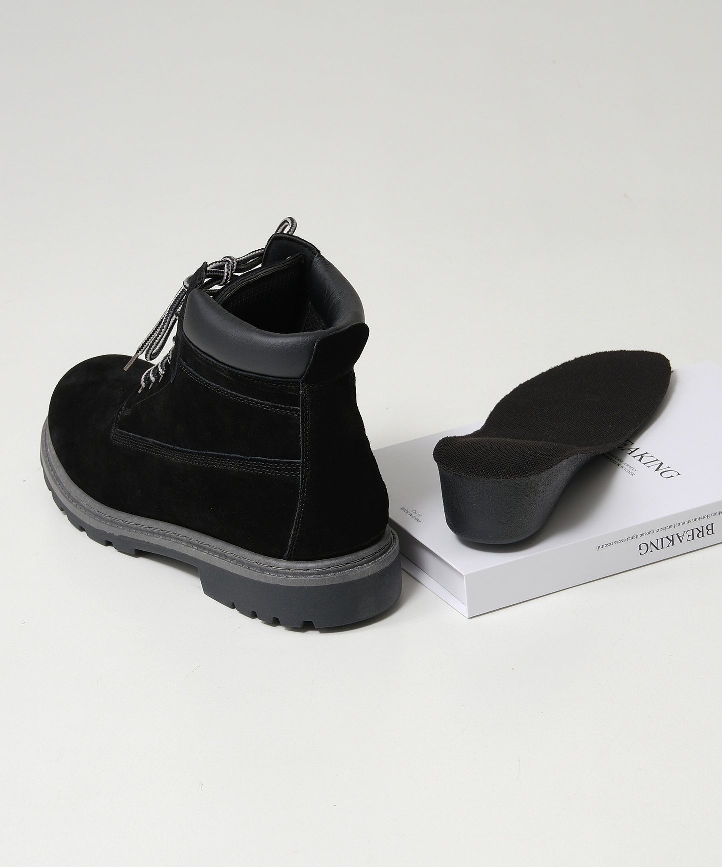 SUI-1998 身長 ７cm UP シークレットシューズ 本革 スエード ワークブーツ 靴 メンズ j-kutu50-51