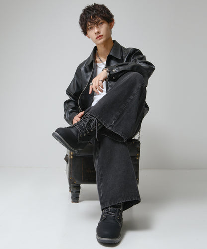 SUI-1998 身長 ７cm UP シークレットシューズ ワークブーツ 靴 メンズ j-kutu52-53