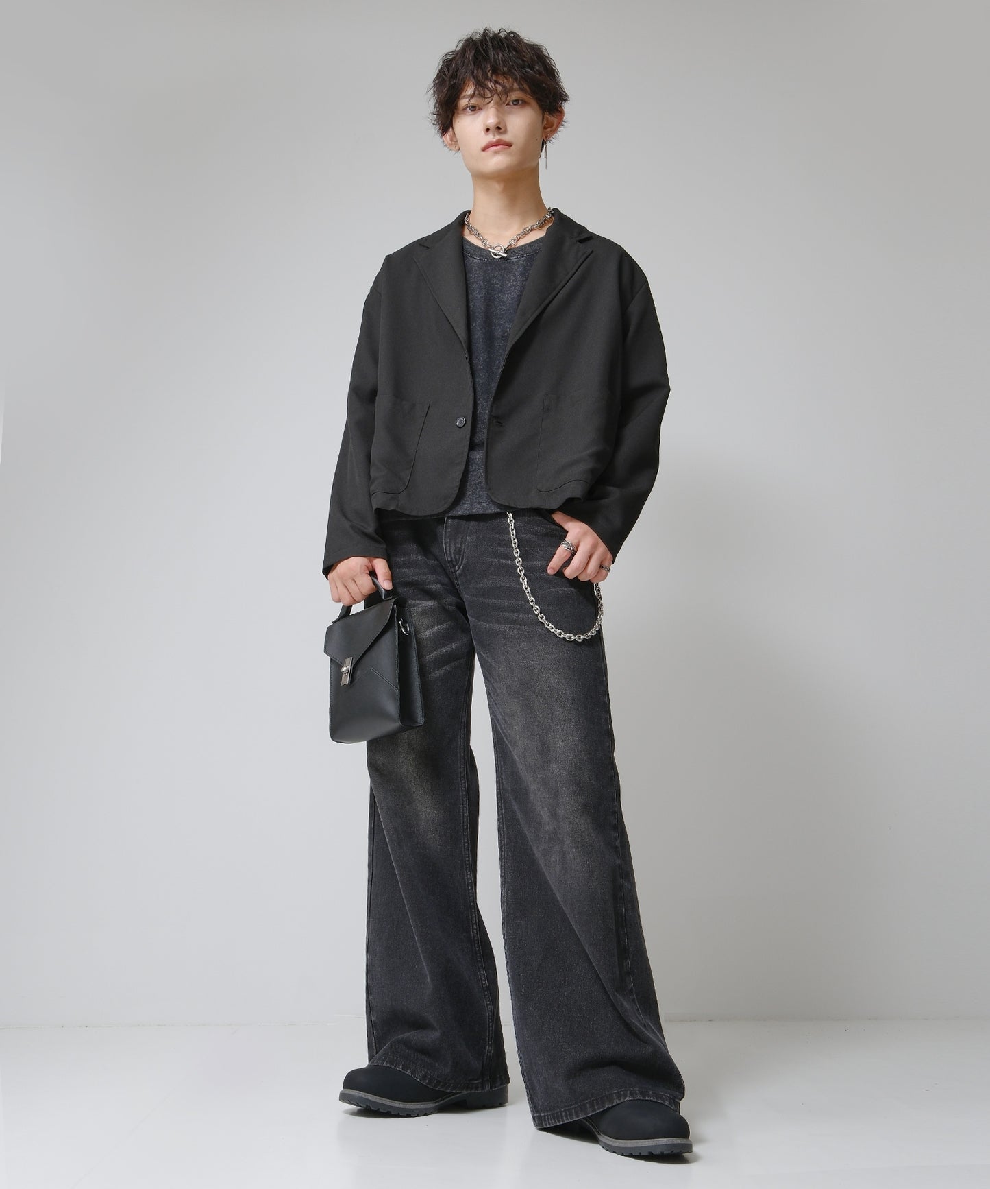 SUI-1998 身長 ７cm UP シークレットシューズ ワークブーツ 靴 メンズ j-kutu52-53