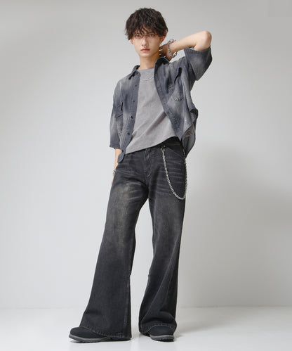 SUI-1998 身長 ７cm UP シークレットシューズ ワークブーツ 靴 メンズ j-kutu52-53