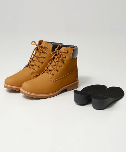 SUI-1998 身長 ７cm UP シークレットシューズ ワークブーツ 靴 メンズ j-kutu52-53