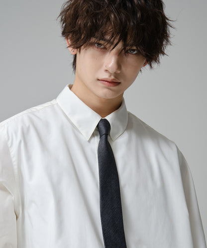 SUI-1998 ネクタイ 6cm グレー ダ－クグレー シンプル 二色糸 メンズ ネクタイ kkne1