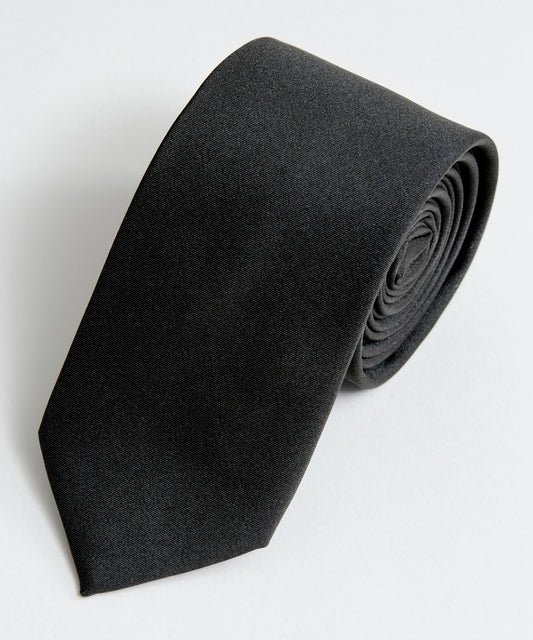 SUI-1998 ネクタイ 6cm マットブラック シンプル フォーマル メンズ ネクタイ kkne10