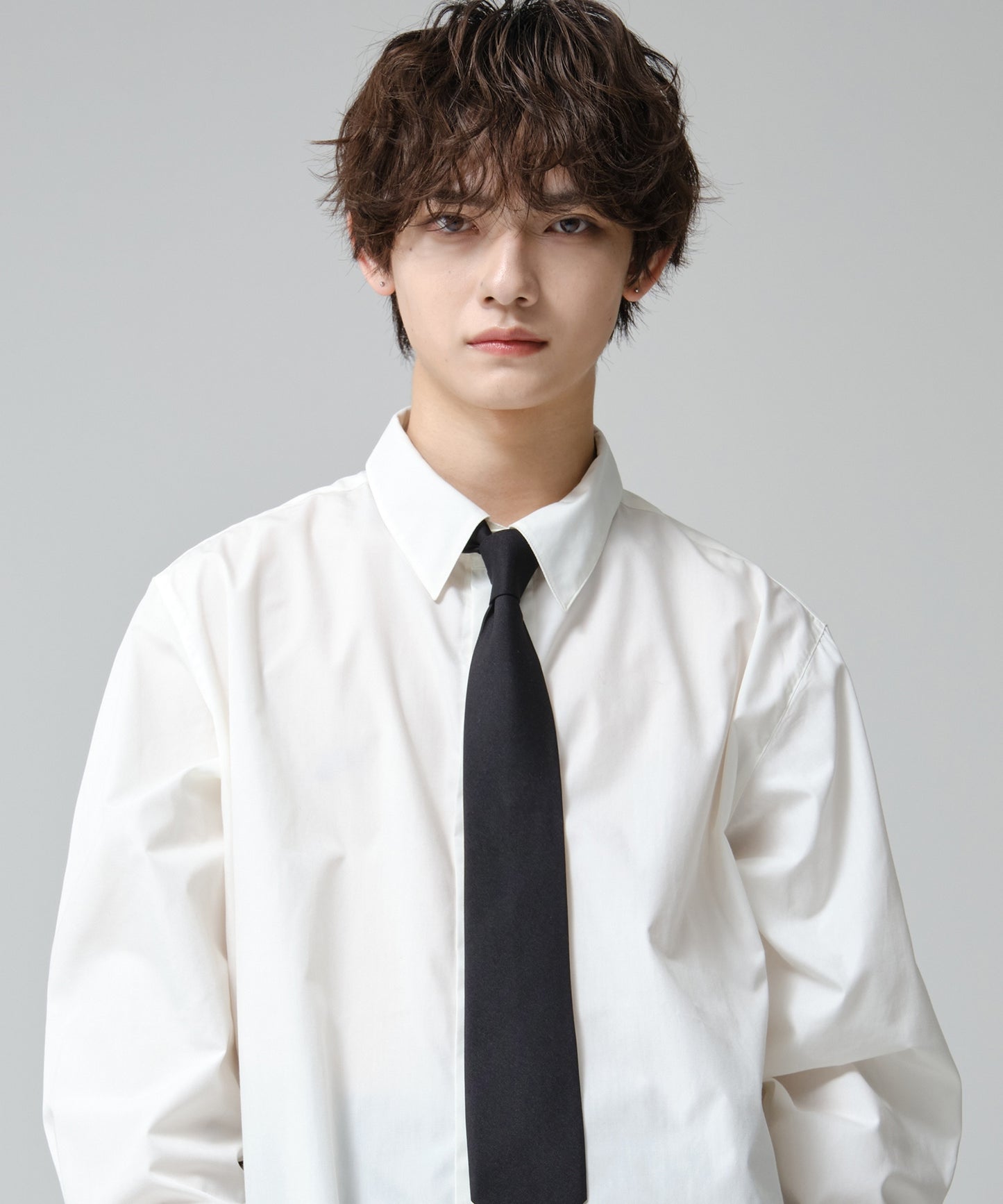 SUI-1998 ネクタイ 6cm マットブラック シンプル フォーマル メンズ ネクタイ kkne10