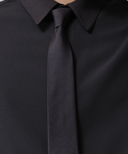 SUI-1998 ネクタイ 6cm マットブラック シンプル フォーマル メンズ ネクタイ kkne10