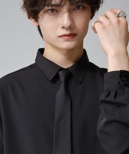 SUI-1998 ネクタイ 6cm マットブラック シンプル フォーマル メンズ ネクタイ kkne10