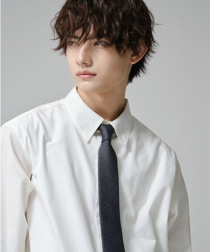 SUI-1998 ネクタイ 7cm グレー ダ－クグレー シンプル 二色糸 メンズ ネクタイ kkne11